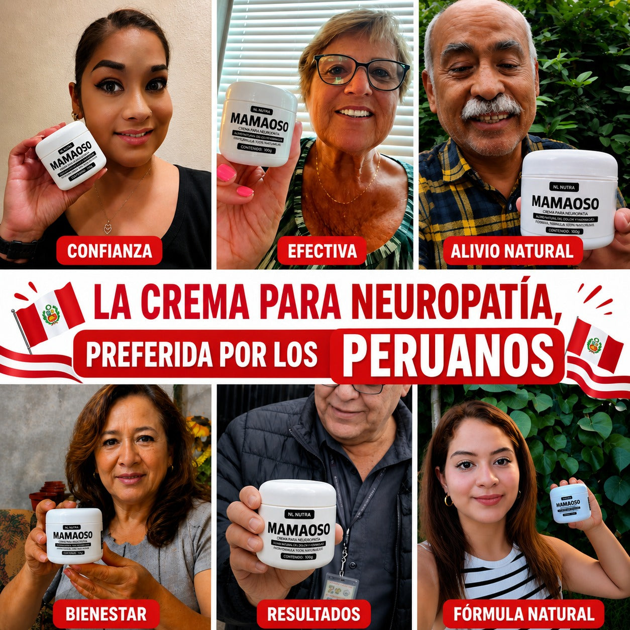 Crema para la neuropatía Mama Oso